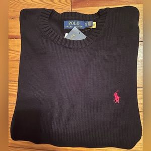 Polo Ralph Lauren Mens Sweater. Size XL. Color Black. New with Tags